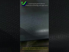 Gampang konstruksi Laying Tekstur dan anti-slip Geomembrane 1.0mm-2.5mm untuk aplikasi Slop