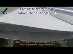 0.2~3mm Ketebalan Geomembrane Komposit Untuk Layer anti-seepage vertikal fondasi