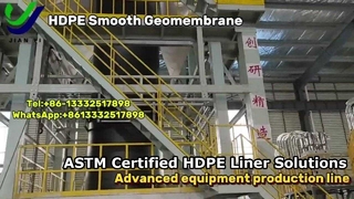 Produksi liner Geomembran HDPE