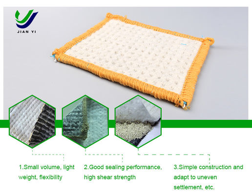 kualitas  4m~6m Width Bentonite Geosynthetic Clay Liner For Seepage Control And Isolation pabrik