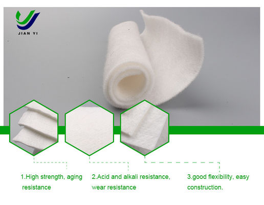 kualitas  Long Fiber Geofabric Roll For Beach Embankment And Harbor Pier Reinforcement pabrik