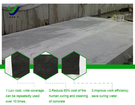 Kain Geo Drainage yang disesuaikan 100gsm Untuk Pengeringan Beton Precast