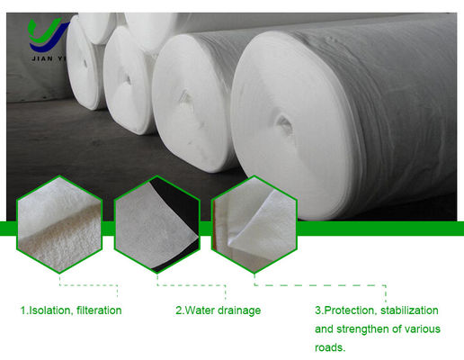 8-10kN/m Kain Filter Geotekstil untuk Pengoptimalan Jalan