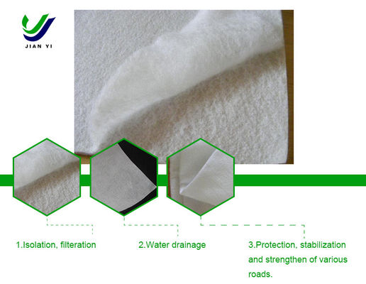 8-10kN/m Kain Filter Geotekstil untuk Pengoptimalan Jalan