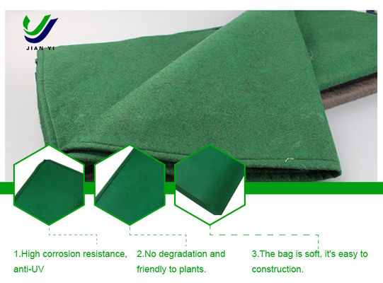 Jarum Punched Non Woven Geo Bag Anti Korosi Tahan Penuaan