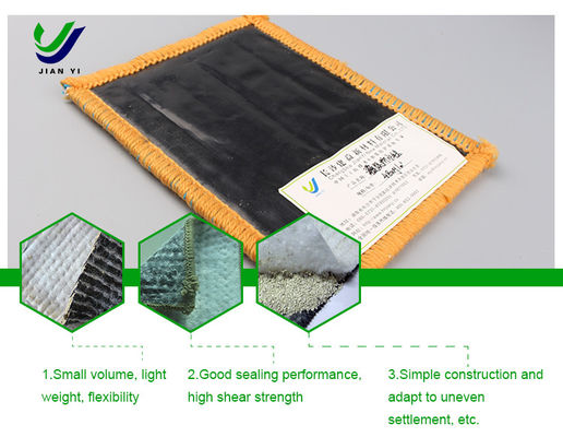 Liner tanah liat geosintetik Bentonit Densitas Tinggi Untuk Proyek Waterproofing