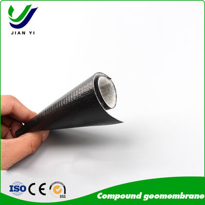 HDPE/LDPE/LLDPE Isolasi Polyethylene Geomembran Dengan Perlindungan Resistensi Pencoran ≥ 120N Permukaan halus/tekstur Ketebalan 0,2mm-3.0mm