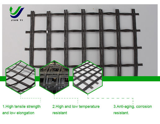 Geogrid Penguatan Aspal Serat Kaca Untuk Perlindungan Lereng