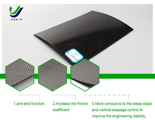 Geomembrane HDPE bertekstur untuk teknik lereng dan bendungan anti seepage