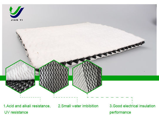 3D Komposit Drainase Geonet 2m-6m Lebar Untuk Drainase Air Daratan