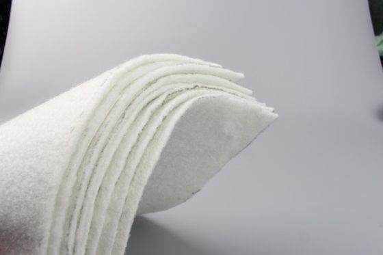Geotekstil Serat Staple dengan Kekuatan Tinggi dan Maleability untuk Permukaan Kompleks 100g-800g/m2