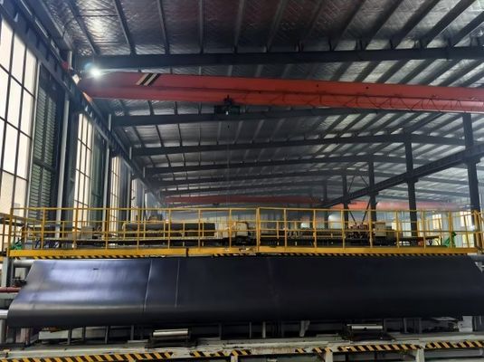 Geomembrane bertekstur HDPE tahan kimia dan suhu yang dapat disesuaikan untuk tempat pembuangan sampah