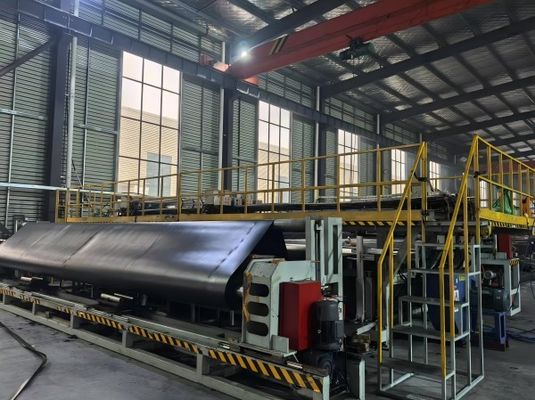 Karbon Hitam 2,0-3,0% HDPE Geomembrane Tekstur untuk Pencegahan Zat Berbahaya di Gudang Tailings