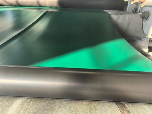 Hitam dan Hijau Dual-Color HDPE Smooth Geomembrane Untuk Perlindungan Lingkungan
