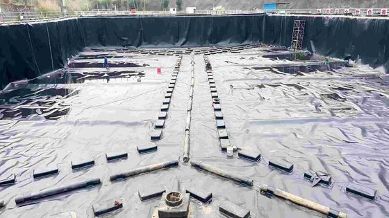 Geomembrane halus HDPE tahan kimia yang ideal untuk lingkungan yang kompleks