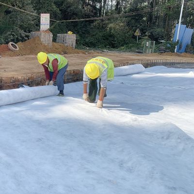 Geotekstil Nonwoven tahan korosi untuk Teknik Lingkungan