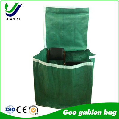 Tas Serat Poliester Kekuatan Putus Tinggi 4.5KN/M Ramah Lingkungan 80cm×50cm untuk Perlindungan Lereng dan Penghijauan