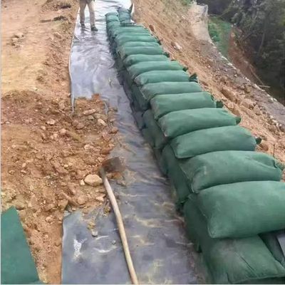 Kantong Penghalang Pasir Ramah Lingkungan Tahan UV Dapat Digunakan Kembali Dirancang untuk Retensi Sedimen Maksimal 30*70cm/25*70/40*60 Putih