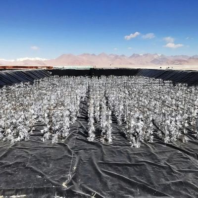 Asam dan alkali tahan, air mata tahan HDPE halus Geomembrane Untuk Proyek Teknik Anti Seepage