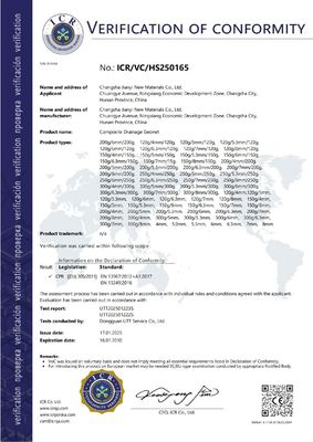 Geonet Komposit Tiga Dimensi 200g/m2 Untuk Sistem Drainase dan Perlindungan