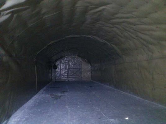 Geomembrane Polyethylene HDPE Densitas Tinggi Untuk Proyek Anti-Seepage Terowongan