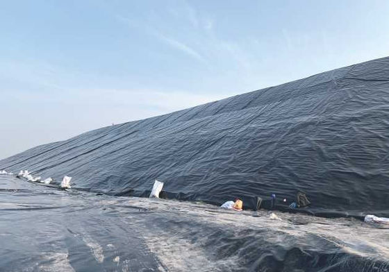 Geomembrane HDPE tebal dan tahan lama Solusi lapisan akhir untuk Proyek Infrastruktur