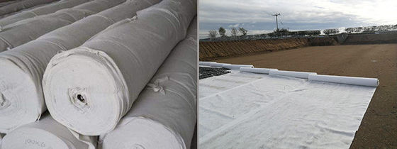 Pembangunan Jalan Nonwoven Geotextile Penguatan tahan lama dengan kinerja superior dan panjang desain serat panjang 50m-200m