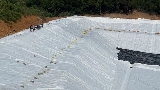 Drenasi Optimal 3D Komposit Drenasi Jaring Lebar 2m-6m Kekuatan tarik ≥16kN/m untuk Pengelolaan Air Subsurface