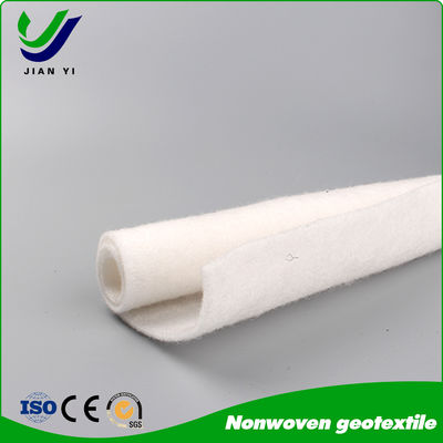Kain Geotekstil Serat Panjang Non-woven Injeksi Filamen Poliester 100% untuk Proyek Tugas Berat dalam Warna Putih dan Hijau