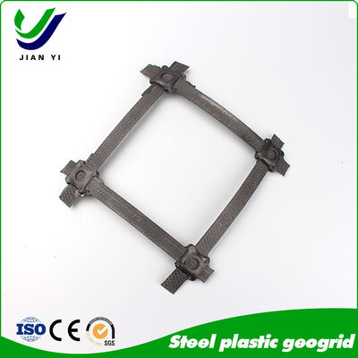 Geogrid baja kekuatan tarik tinggi dengan ketahanan UV dan ketahanan tarik 30 ~ 120KN / m untuk konstruksi jalan berat