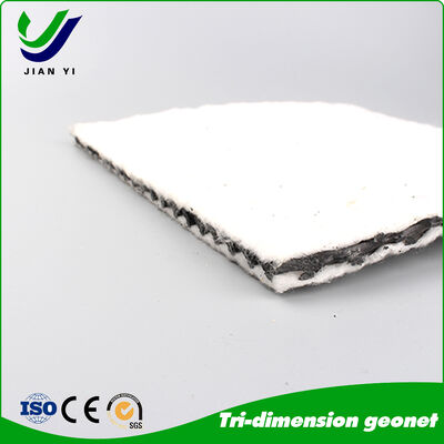 Kekuatan Tarik Tinggi ≥16kN/m Tahan UV Jaring Drainase Komposit 3D – Solusi Geonet Drainase Hemat Biaya