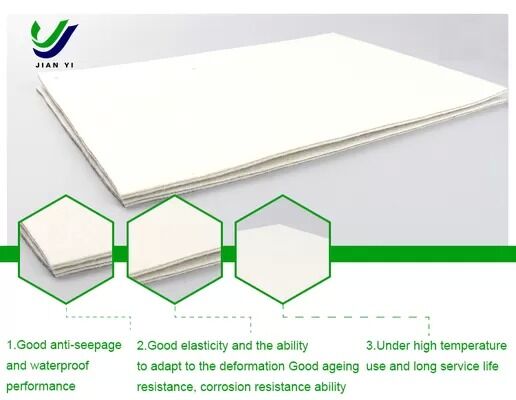 0Membran Geokomposit HDPE tebal.2mm-1.0mm dengan konfigurasi 1G1M & 2G1M untuk Proyek Anti-Seepage