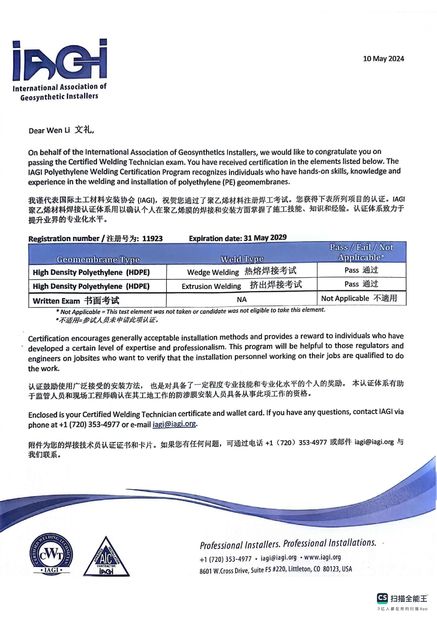 Cina Changsha Jian-Yi New Material Co., Ltd. Sertifikasi